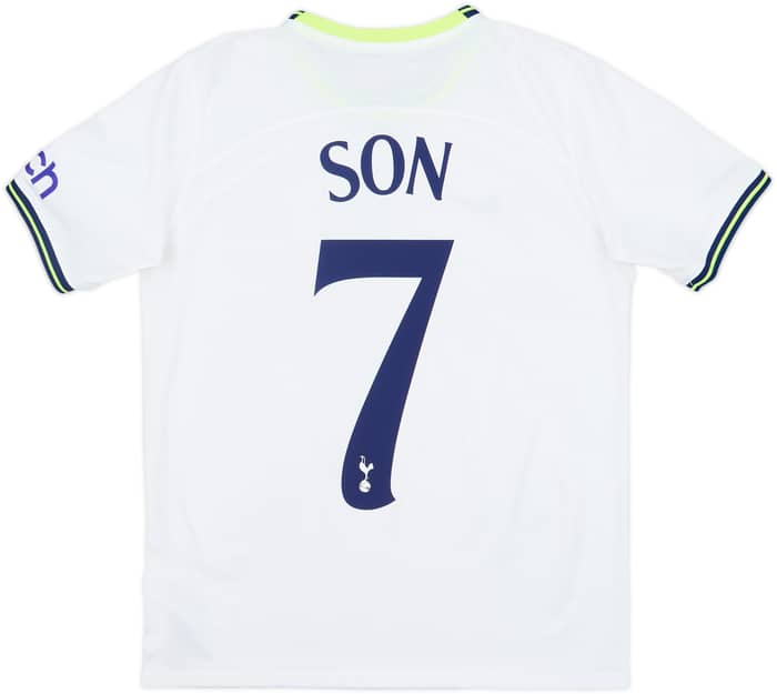 2022-23 Tottenham Home Shirt Son #7 - 8/10 - (XL.Boys)