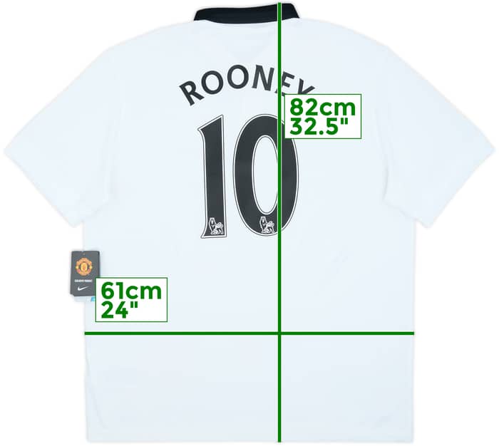 2014-15 Manchester United Away Shirt Rooney #10 (XL)