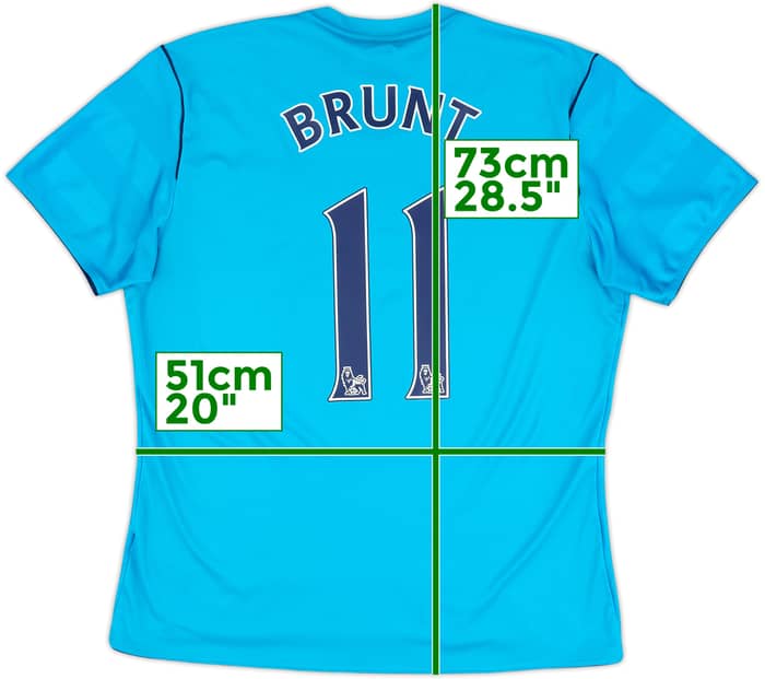 2011-12 West Brom Away Shirt Brunt #11 - 8/10 - (L)