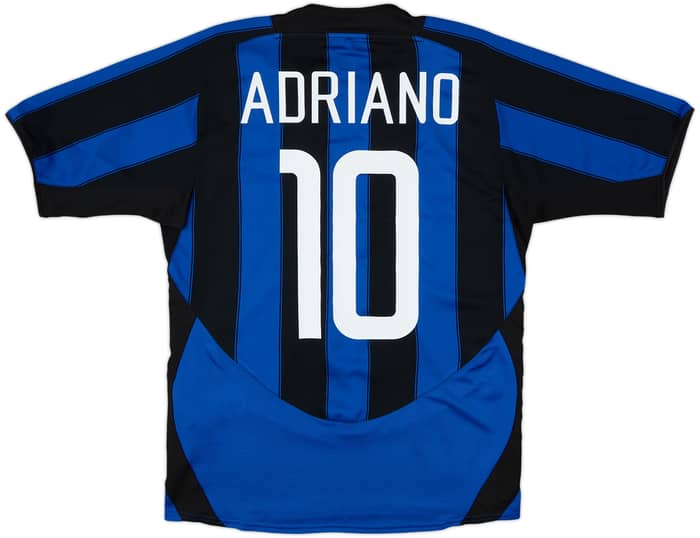 2003-04 Inter Milan Home Shirt Adriano #10 - 9/10 - (S)