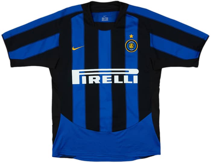 2003-04 Inter Milan Home Shirt Adriano #10 - 9/10 - (S)
