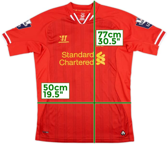2013-14 Liverpool Match Issue Home Shirt #18