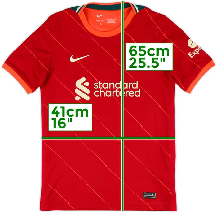 2021-22 Liverpool Home Shirt - 10/10 - (L.Boys)
