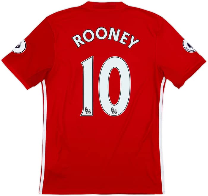 2016-17 Manchester United Home Shirt Rooney #10 - 10/10 - (S)