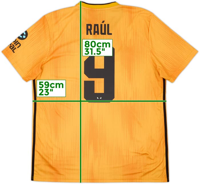 2019-20 Wolves Home Shirt Raul #9 - 10/10 - (XL)