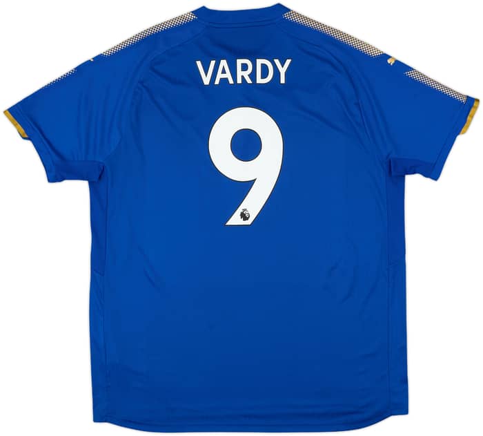 2017-18 Leicester Home Shirt Vardy #9 - 5/10 - (XXL)