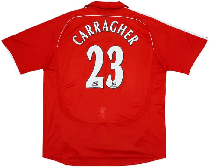 2006-08 Liverpool Home Shirt Carragher #23 - 6/10 - (XXL)