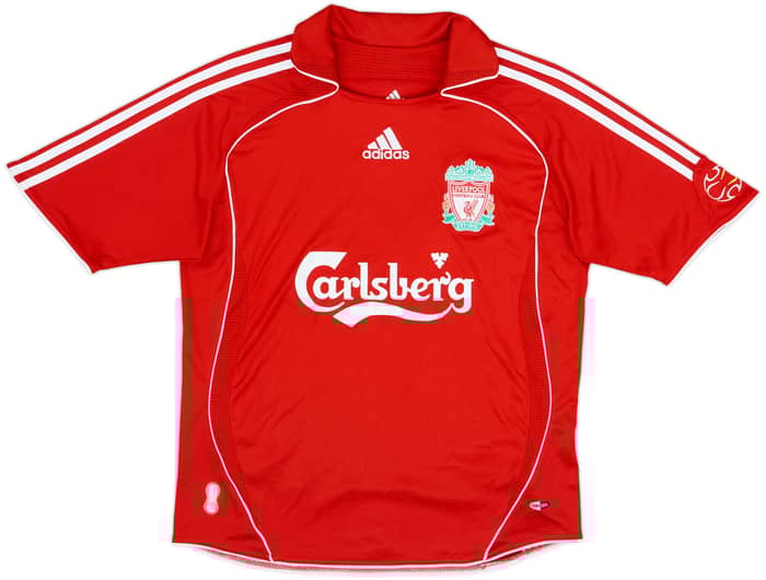 2006-08 Liverpool Home Shirt Torres #9 - 8/10 - (L.Boys)