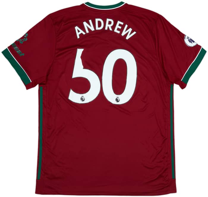 2020-21 Wolves Third Shirt Andrew #50 - 5/10 - (XL)
