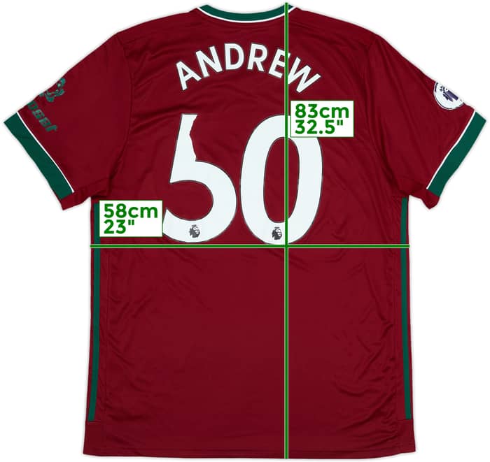2020-21 Wolves Third Shirt Andrew #50 - 5/10 - (XL)