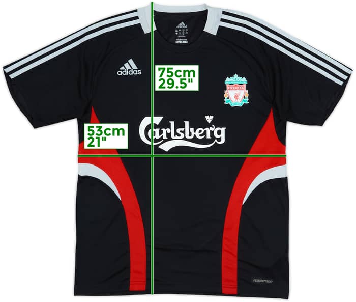 2008-09 Liverpool adidas Training Shirt - 6/10 - (L)