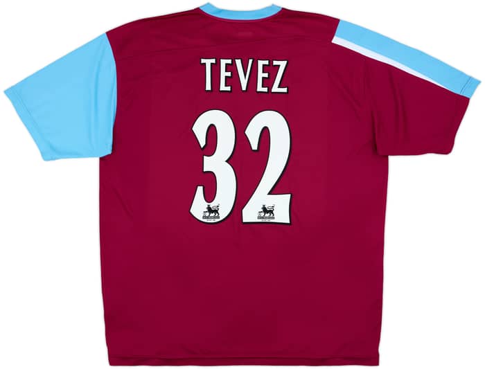 2005-07 West Ham Home Shirt Tevez #32 - 8/10 - (XL)