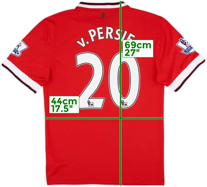 2014-15 Manchester United Home Shirt v.Persie #20 - 6/10 - (S)