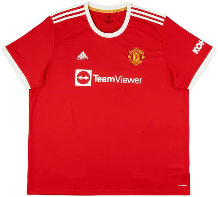 2021-22 Manchester United Home Shirt B.Fernandes #18 - 8/10 - (3XL)