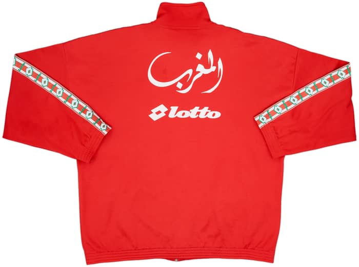 1996-98 Morocco Lotto Track Jacket - 8/10 - (XXL)