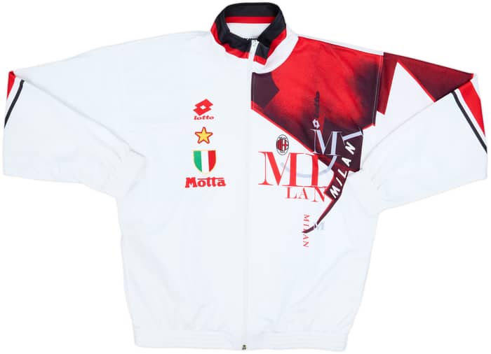 1993-94 AC Milan Lotto Track Jacket - 8/10 - (L)