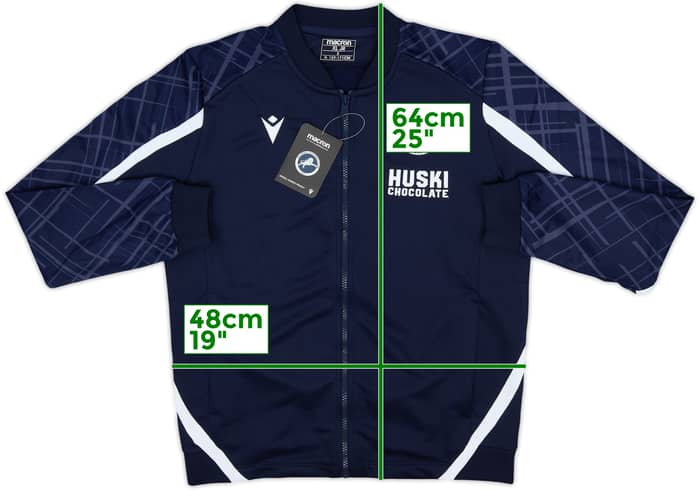 2020-21 Millwall Macron 1/4 Zip Drill Top (XL.Boys)