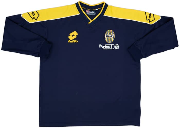 2000-02 Hellas Verona Lotto Training L/S Shirt - 7/10 - (L)