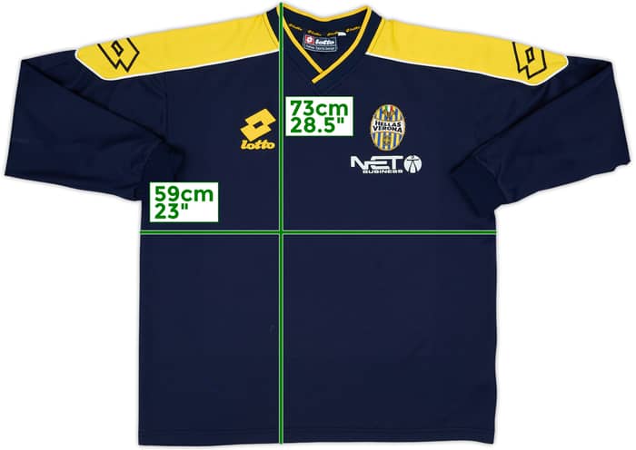 2000-02 Hellas Verona Lotto Training L/S Shirt - 7/10 - (L)