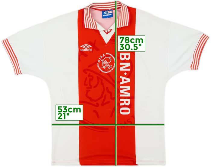 1995-96 Ajax Home Shirt - 6/10 - (L)