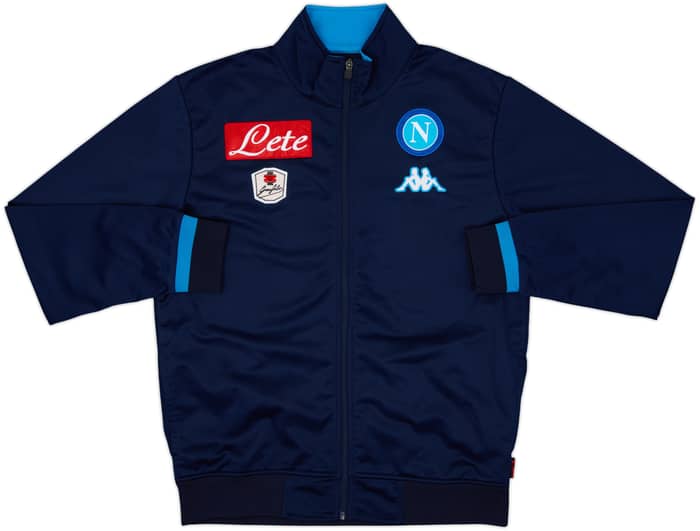 2015-16 Napoli Kappa Track Jacket - 9/10 - (L)