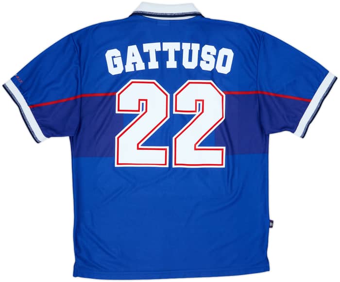 1997-99 Rangers Home Shirt Gattuso #22 - 8/10 - (L)