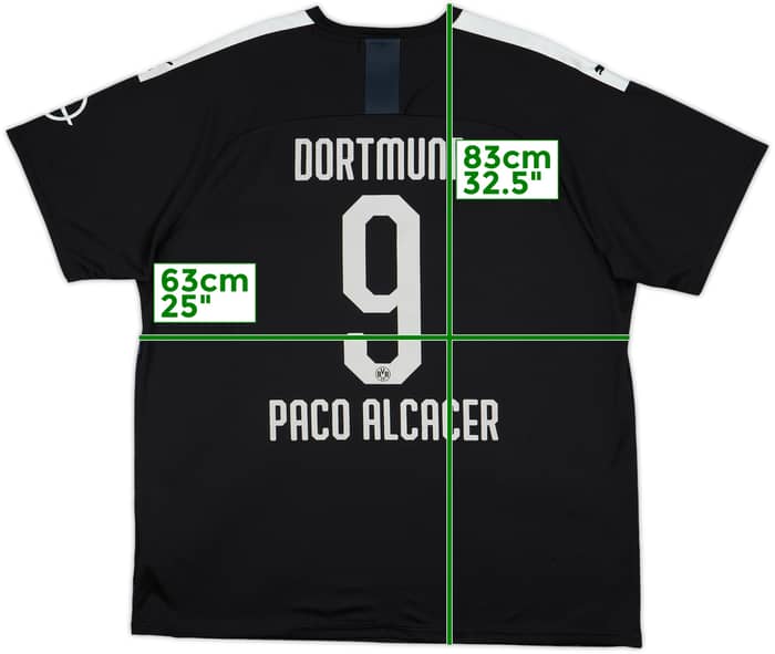2019-20 Borussia Dortmund Away Shirt Paco Alcacer #9 - 8/10 - (3XL)