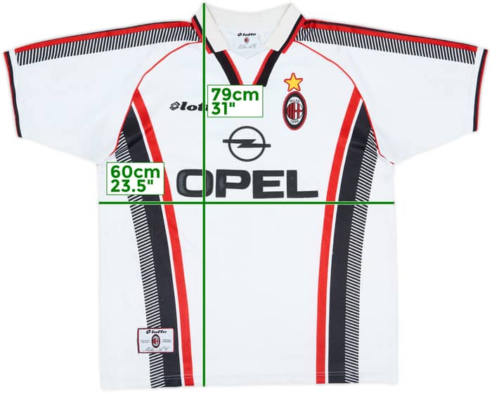1997-98 AC Milan Away Shirt - 7/10 - (XL)