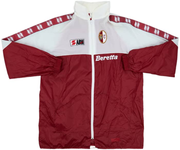 1991-92 Torino ABM Hooded Rain Jacket - 8/10 - (XL)