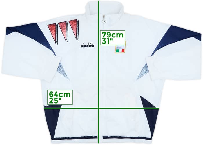 1992 Italy Diadora Track Jacket - 8/10 - (L)