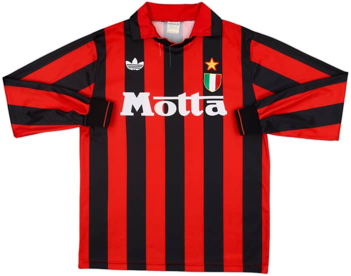 1992-93 AC Milan Home L/S Shirt #7 - 5/10 - (L)