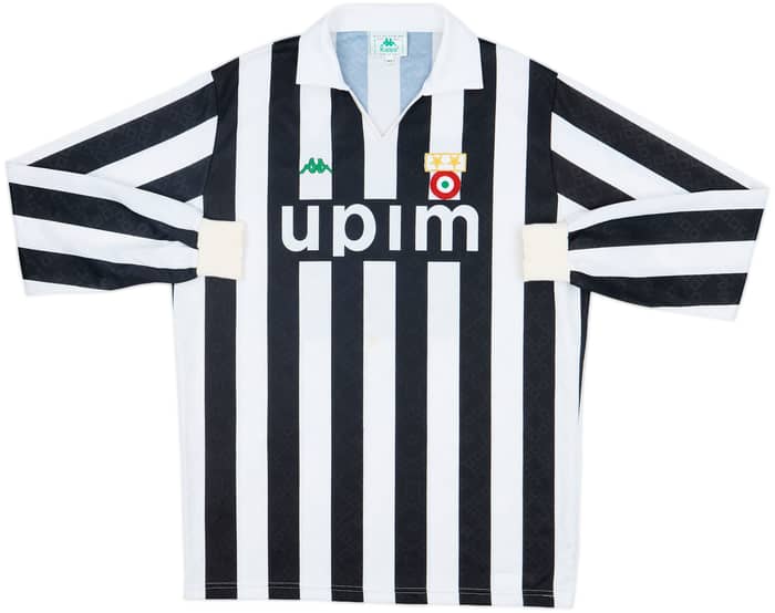 1991-92 Juventus Home L/S Shirt #10 - 7/10 - (XL)