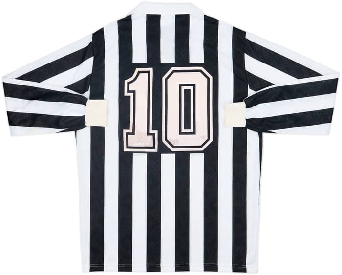 1991-92 Juventus Home L/S Shirt #10 - 7/10 - (XL)