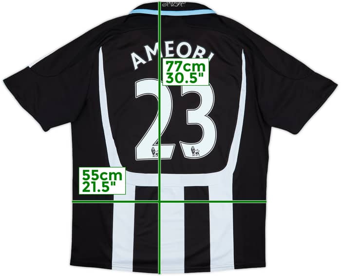 2007-09 Newcastle Home Shirt Ameobi #23 - 8/10 - (L)