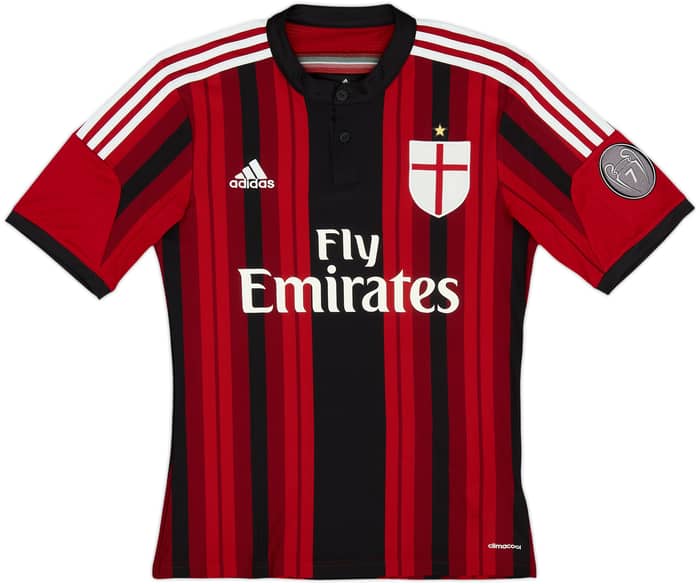 2014-15 AC Milan Home Shirt De Jong #34 - 6/10 - (S)