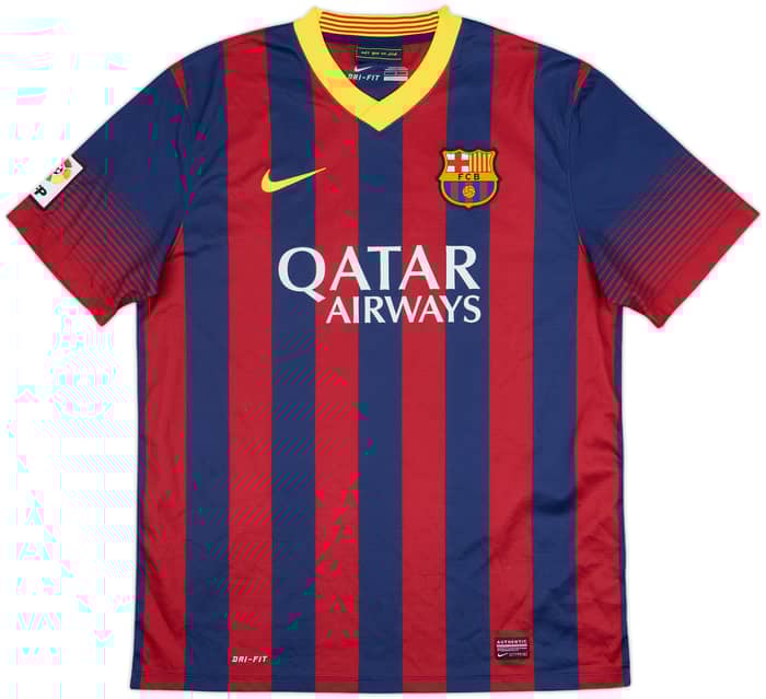 2013-14 Barcelona Home Shirt Messi #10 - 3/10 - (L)