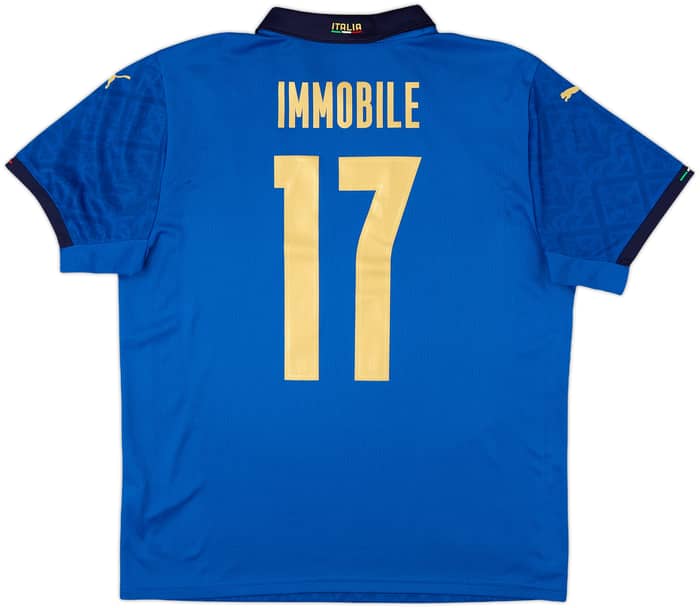2020-21 Italy Home Shirt Immobile #17 - 10/10 - (L)