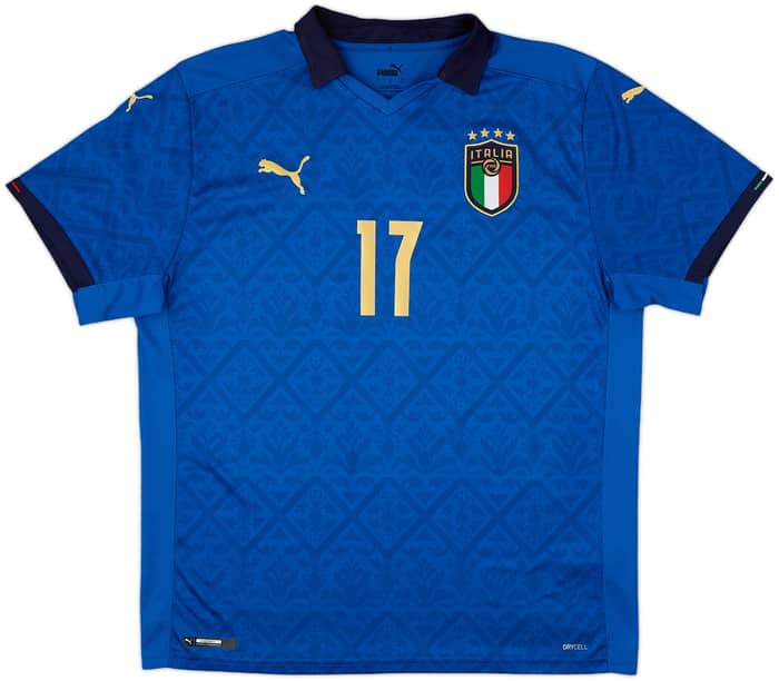 2020-21 Italy Home Shirt Immobile #17 - 10/10 - (L)