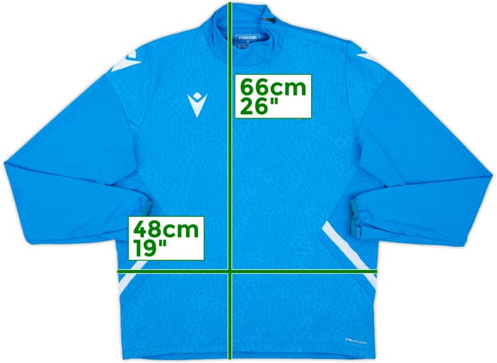 2022-23 SPAL Macron 1/4 Zip Drill Top - 10/10 - (S)