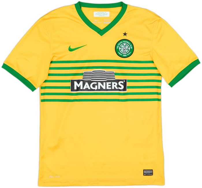 2013-14 Celtic Away Shirt Virgil #5 - 8/10 - (S)