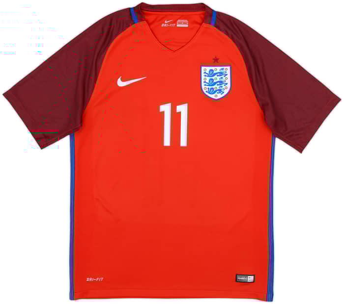 2016-17 England Away Shirt Vardy #11 - 10/10 - (M)