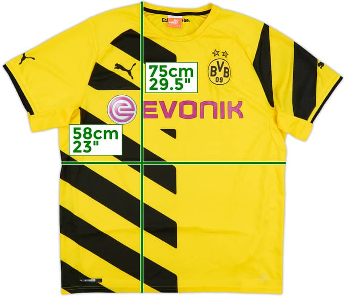 2014-15 Borussia Dortmund Home Shirt - 7/10 - (XL)