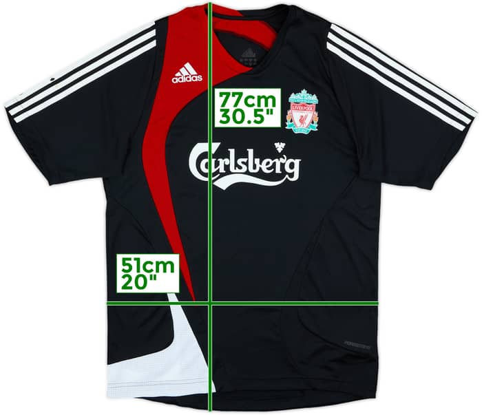 2007-08 Liverpool adidas Formotion Training Shirt - 8/10 - (L)