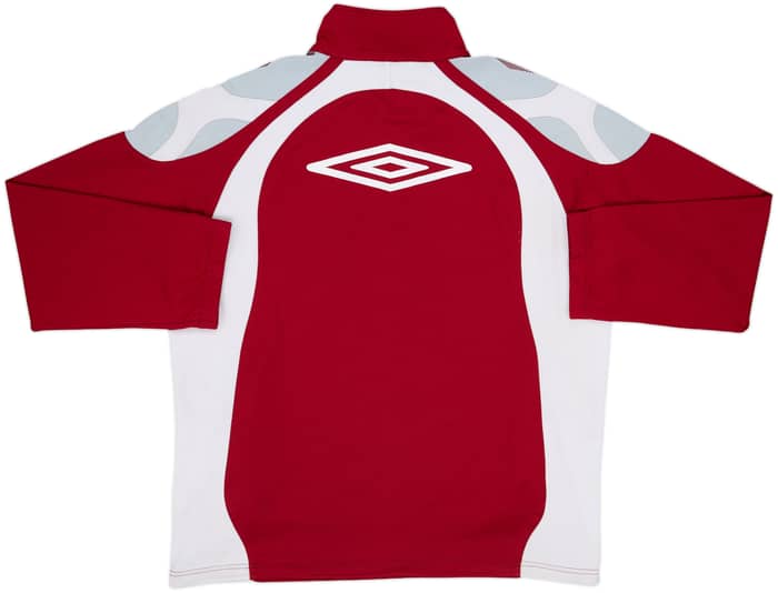 2007-08 Salernitana Player Issue Umbro 1/4 Zip Drill Top #27 - 7/10 - (XL)