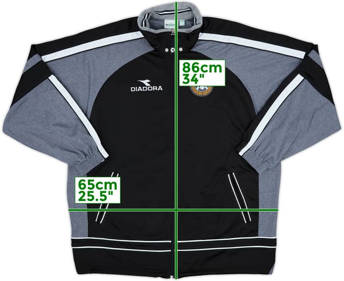 2000-01 Udinese Diadora Track Jacket - 8/10 - (XXL)