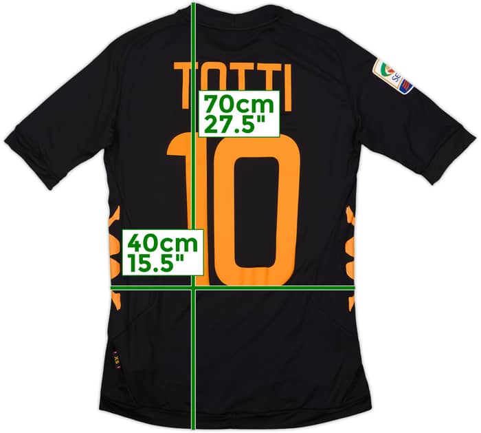 2011-12 Roma Third Shirt Totti #10 - 6/10 - (XS)