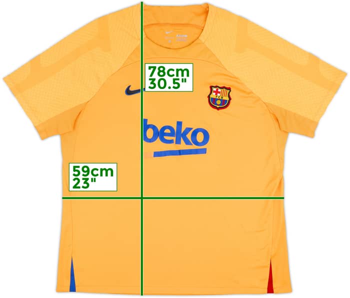 2022-23 Barcelona Nike Training Shirt Gavi - 5/10 - (XXL)