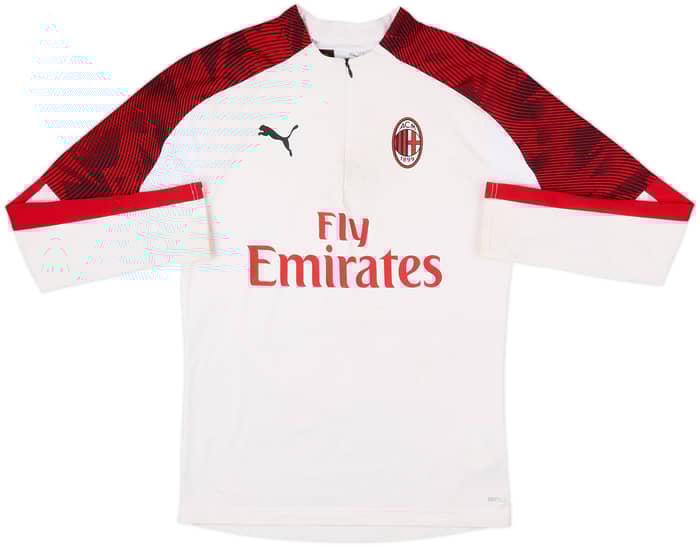 2019-20 AC Milan Puma Player Issue 1/4 Zip Drill Top #79 - 5/10 - (S)