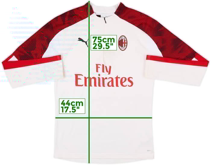 2019-20 AC Milan Puma Player Issue 1/4 Zip Drill Top #79 - 5/10 - (S)