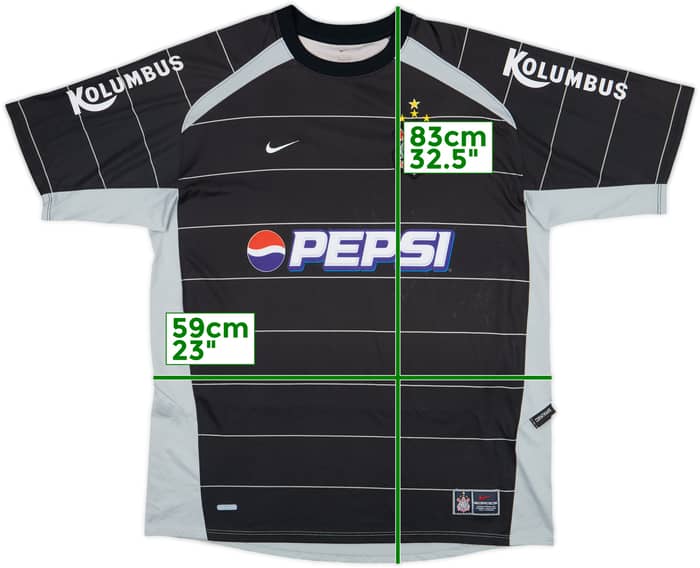 2004-05 Corinthians Third Shirt #10 (Tevez) - 6/10 - (XL)